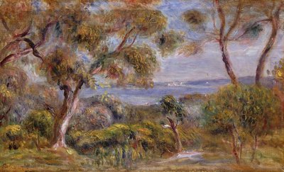 Das Meer bei Cagnes, ca. 1910 von Pierre Auguste Renoir